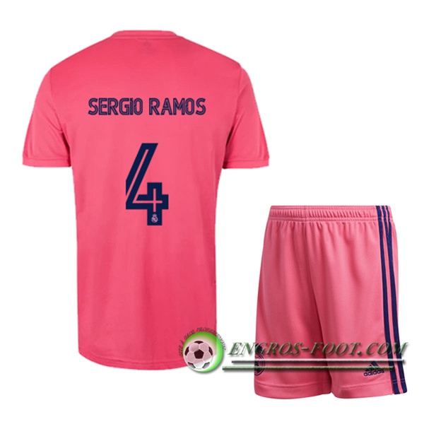 Engros-foot: Maillot de Foot Real Madrid (SERGIO RAMOS 4) Enfants Exterieur 2020/2021 Thailande