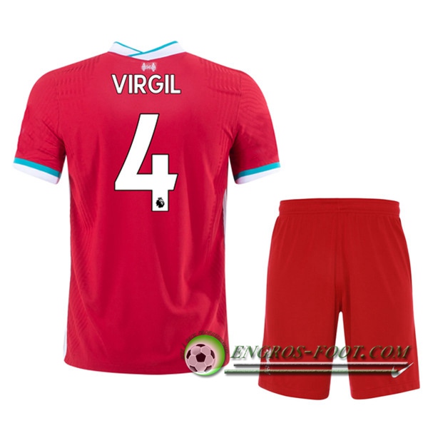 Engros-foot: Maillot de Foot FC Liverpool (VIRGIL 4) Enfants Domicile 2020/2021 Thailande