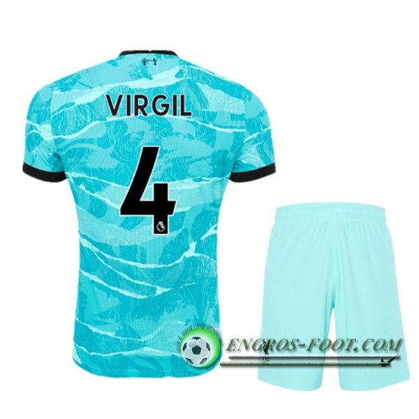 Engros-foot: Maillot de Foot FC Liverpool (VIRGIL 4) Enfants Exterieur 2020/2021 Thailande