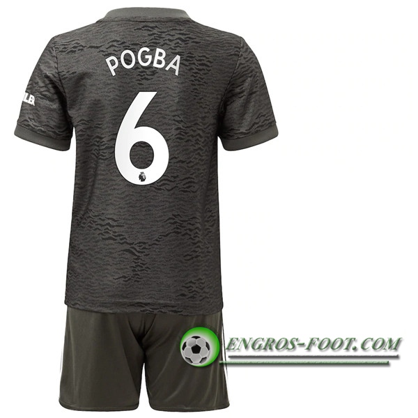 Engros-foot: Maillot de Foot Manchester United (Pogba 6) Enfants Exterieur 2020/2021 Thailande