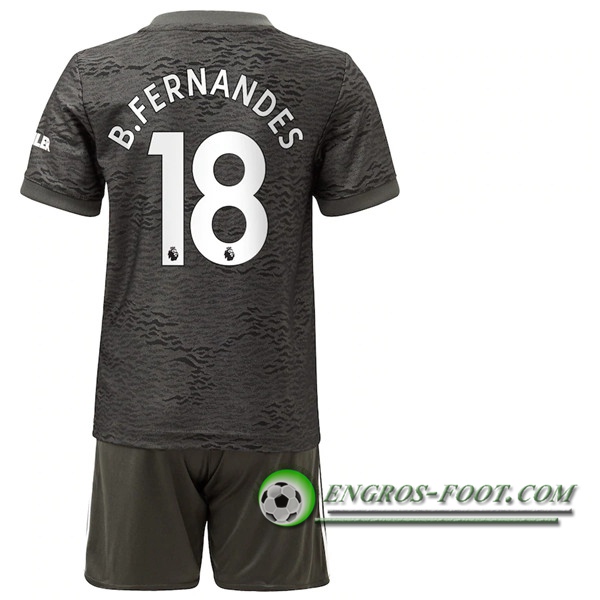 Engros-foot: Maillot de Foot Manchester United (B.Fernandes 18) Enfants Exterieur 2020/2021 Thailande