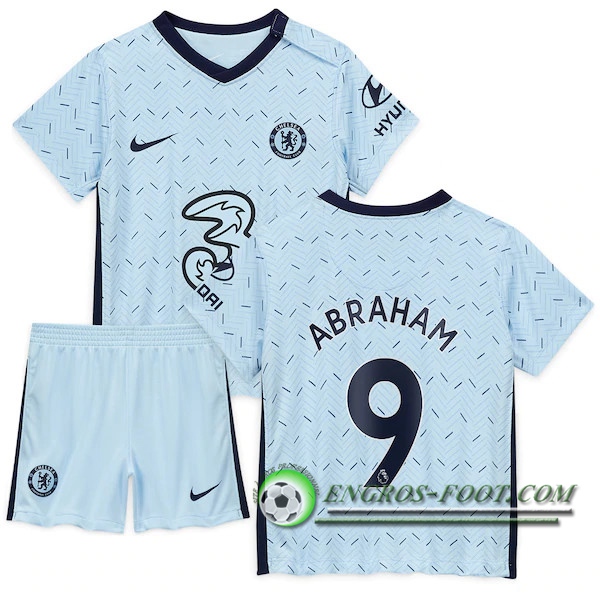 Engros-foot: Maillot de Foot FC Chelsea (Abraham 9) Enfants Exterieur 2020/2021 Thailande