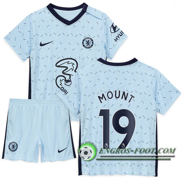 Engros-foot: Maillot de Foot FC Chelsea (Mount 19) Enfants Exterieur 2020/2021 Thailande