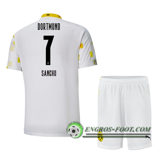 Engros-foot: Maillot de Foot Dortmund BVB (SANCHO 7) Enfants Third 2020/2021 Thailande