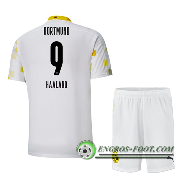 Engros-foot: Maillot de Foot Dortmund BVB (HAALAND 9) Enfants Third 2020/2021 Thailande