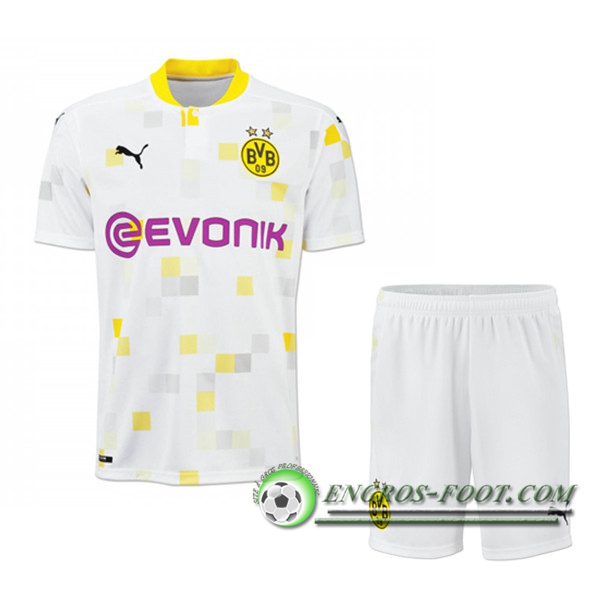 Engros-foot: Nouveaux Maillot de Foot Dortmund BVB Enfant Third 2020/2021 Thailande