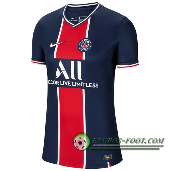 Engros-foot: Nouveaux Maillot de Foot PSG Femme Domicile 2020/2021 Thailande