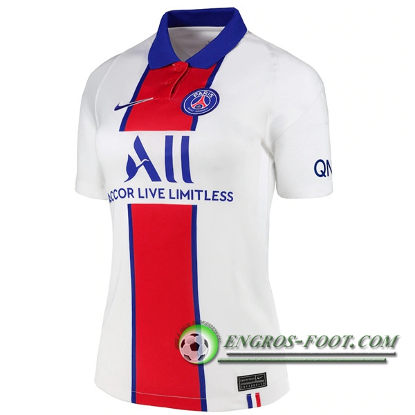 Engros-foot: Nouveaux Maillot de Foot PSG Femme Domicile 2020/2021 Thailande