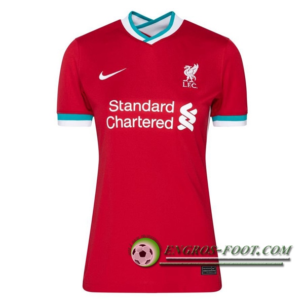 Engros-foot: Nouveaux Maillot de Foot FC Liverpool Femme Domicile 2020/2021 Thailande