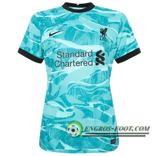 Engros-foot: Nouveaux Maillot de Foot FC Liverpool Femme Exterieur 2020/2021 Thailande