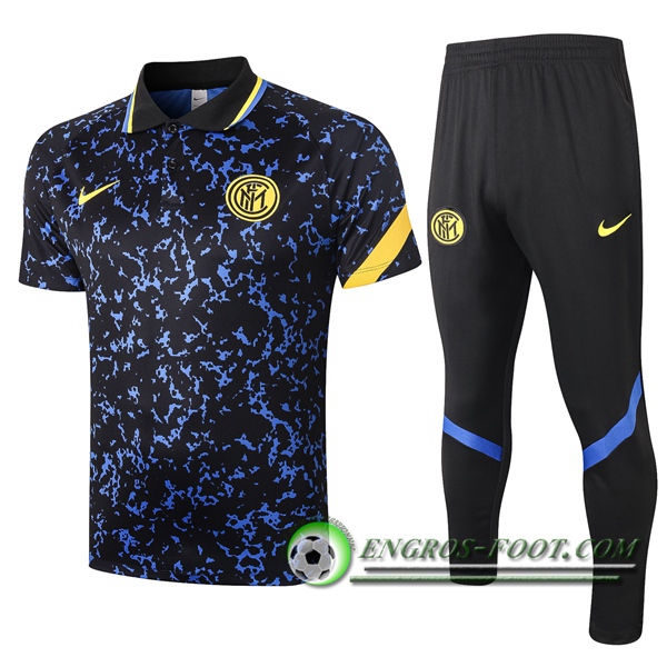 Ensemble Polo Inter Milan + Pantalon Bleu 2020/2021