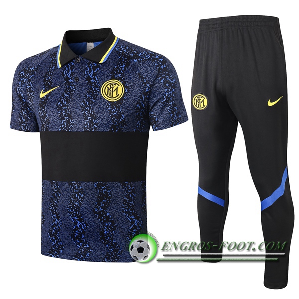 Ensemble Polo Inter Milan + Pantalon Bleu 2020/2021