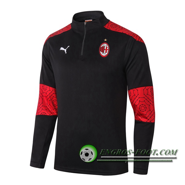 Engros-foot: Sweatshirt Training Milan AC Noir 2020/2021 Thailande