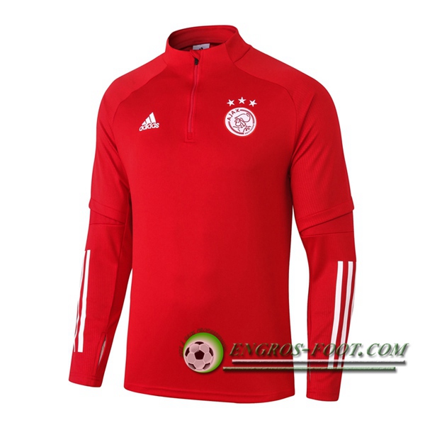 Engros-foot: Sweatshirt Training AFC Ajax Rouge 2020/2021 Thailande