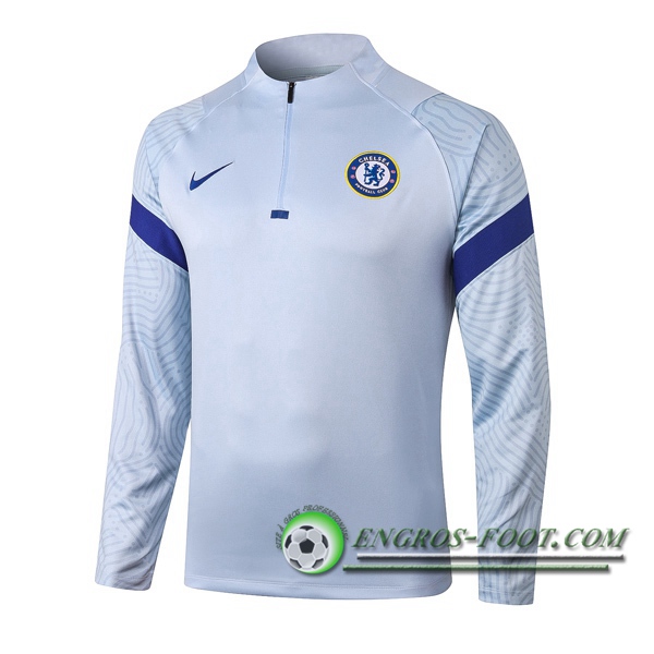 Engros-foot: Sweatshirt Training FC Chelsea Gris 2020/2021 Thailande