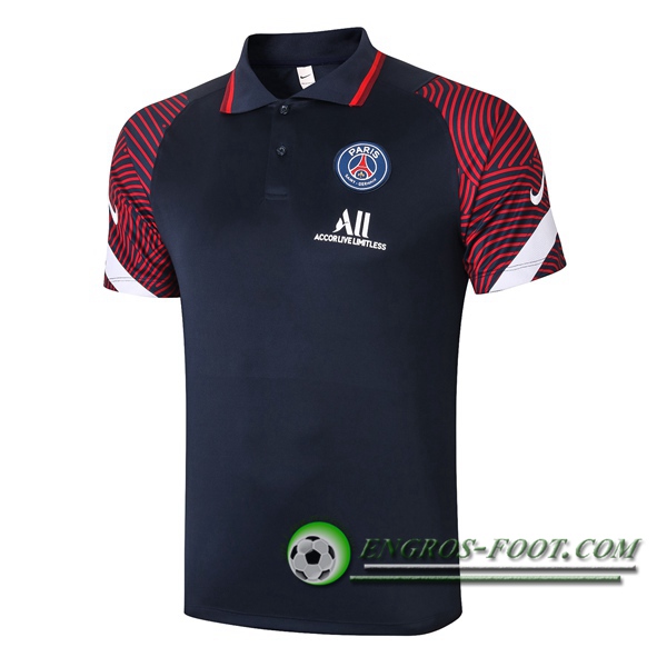 Polo Foot Paris PSG Bleu 2020/2021