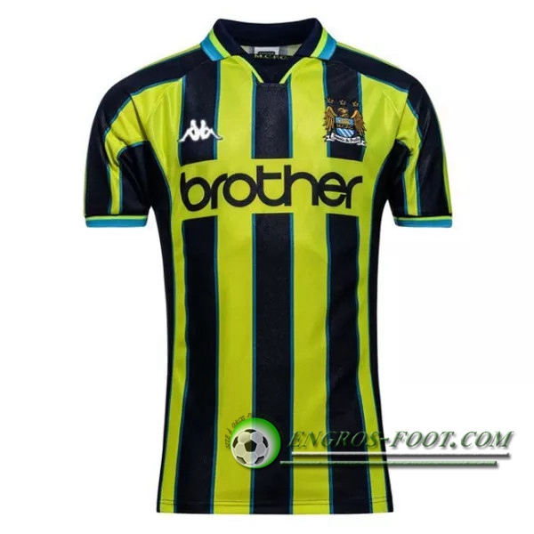 Engros-foot: Maillot de Foot Manchester City Retro Domicile 1998/1999 Thailande