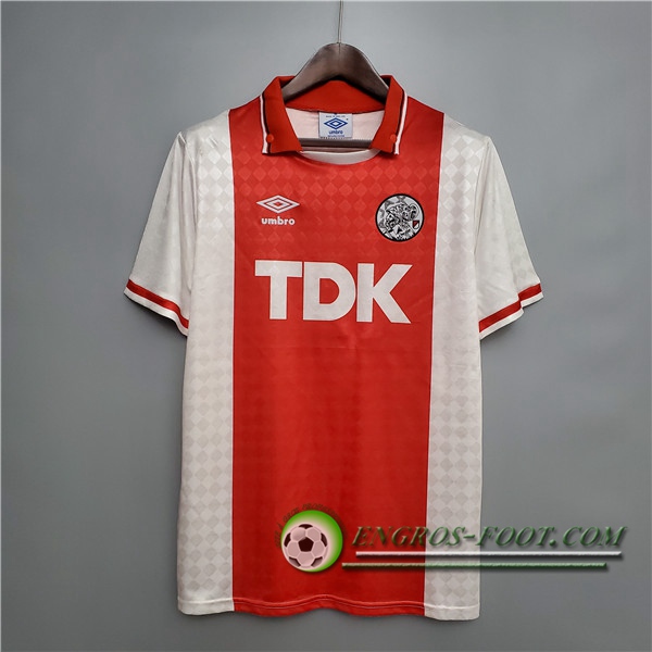 Engros-foot: Maillot de Foot AFC Ajax Retro Domicile 1990/1992 Thailande