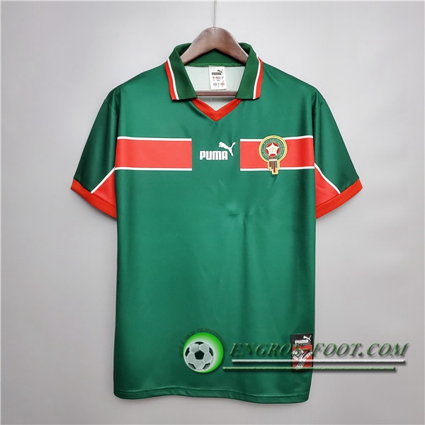 Engros-foot: Maillot de Foot Morocco Retro Domicile 1998 Thailande