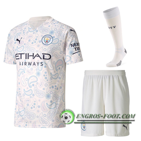 Engros-foot: Jeu Ensemble Maillot Foot Manchester City Third (Short+Chaussettes) 2020/2021 Thailande