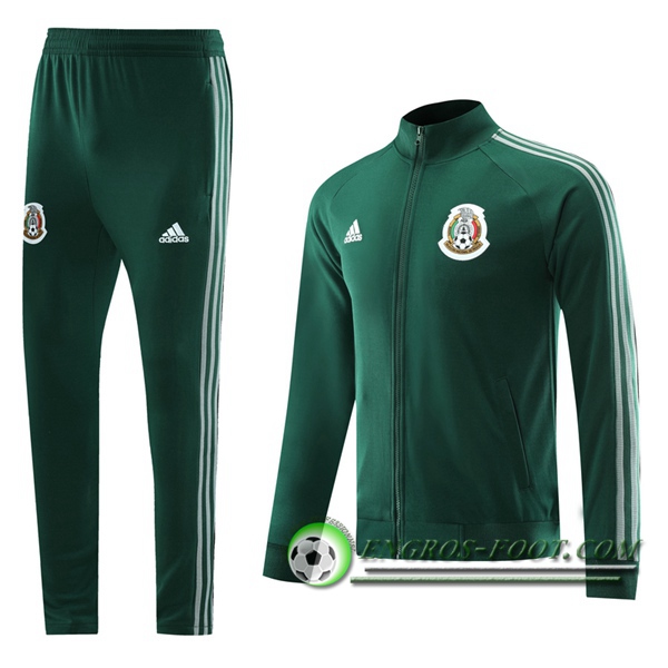 Ensemble Survetement de Foot - Veste Mexique Vert 2020/2021