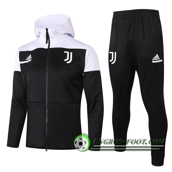 Veste A Capuche Survetement Foot Juventus Noir 2020/2021