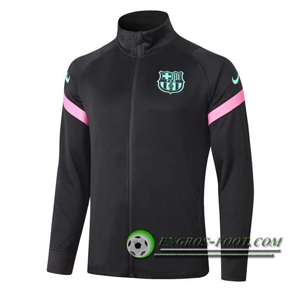 Nouveaux Veste Foot FC Barcelone Noir 2020/2021