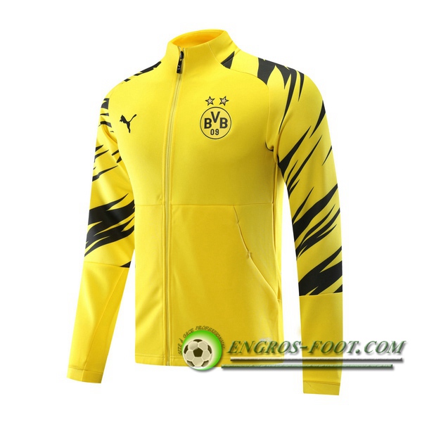 Nouveaux Veste Foot Dortmund BVB Jaune 2020/2021