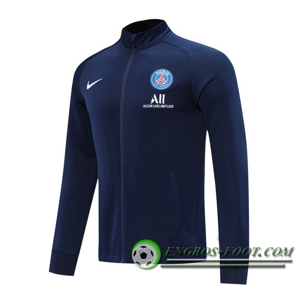 Nouveaux Veste Foot Pairis PSG Bleu 2020/2021