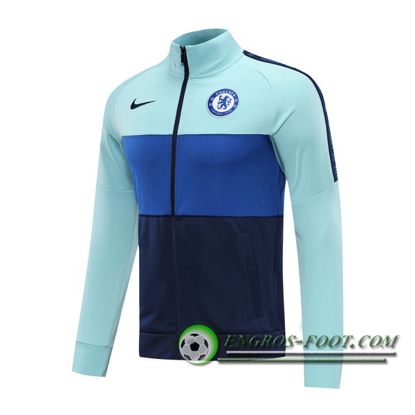 Nouveaux Veste Foot FC Chelsea Bleu 2020/2021