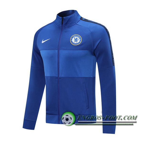 Nouveaux Veste Foot FC Chelsea Bleu 2020/2021