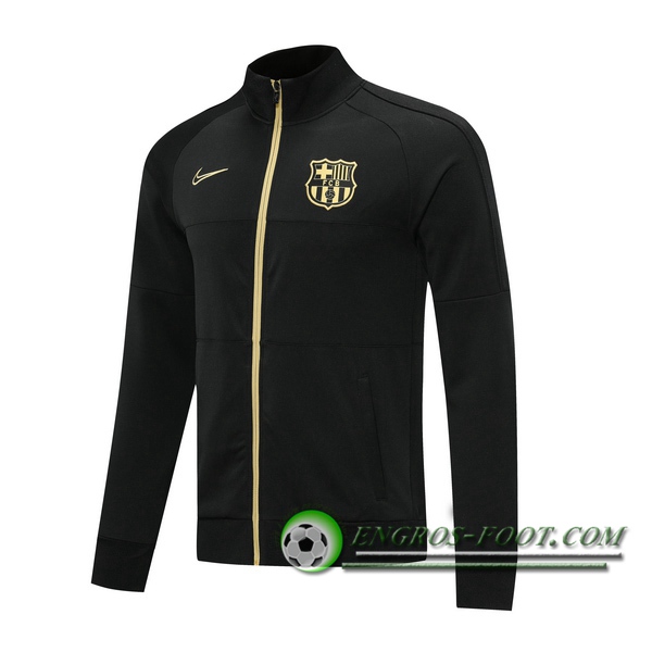 Nouveaux Veste Foot FC Barcelone Noir 2020/2021