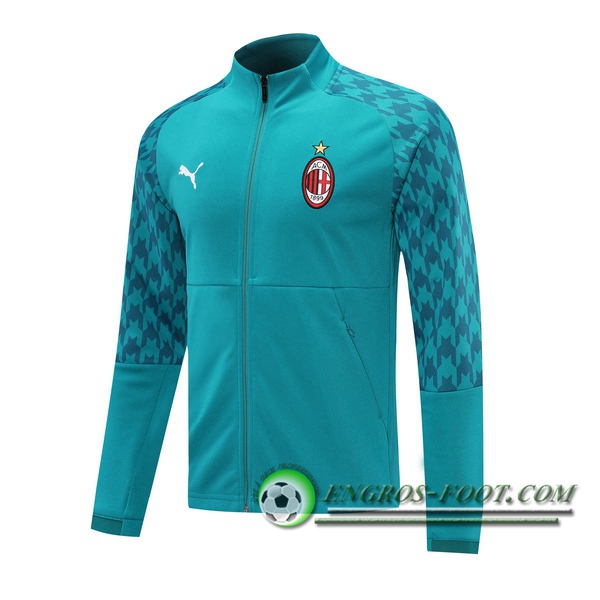 Nouveaux Veste Foot Milan AC Bleu 2020/2021