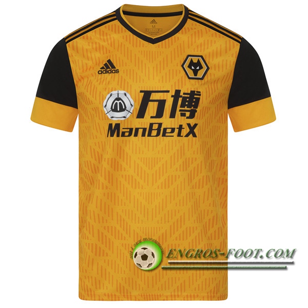 Engros-foot: Jeu Nouveaux Maillot de Foot Wolves Domicile 2020/2021 Thailande