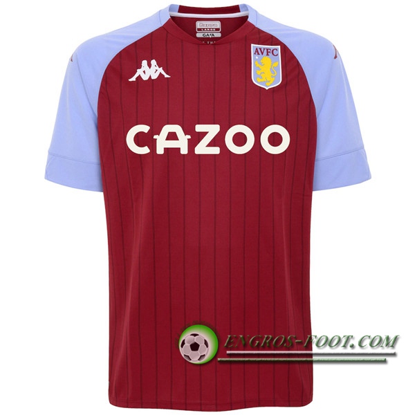 Engros-foot: Jeu Nouveaux Maillot de Foot Aston Villa Domicile 2020/2021 Thailande