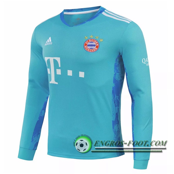 Engros-foot: Jeu Maillot de Foot Bayern Munich Gardien de But Manche longue 2020/2021 Thailande