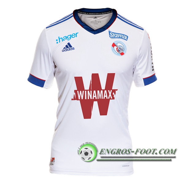 Engros-foot: Jeu Maillot de Foot RC Strasbourg Exterieur 2020/2021 Thailande