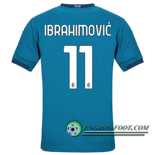 Engros-foot: Jeu Maillot de Foot Milan AC (IBRAHIMOVIC 11) Third 2020/2021 Thailande