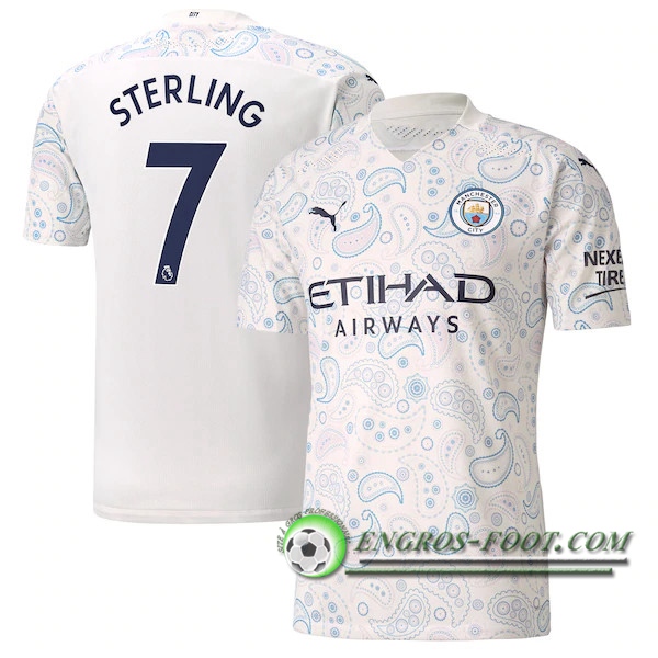 Engros-foot: Jeu Maillot de Foot Manchester City (Sterling 7) Third 2020/2021 Thailande