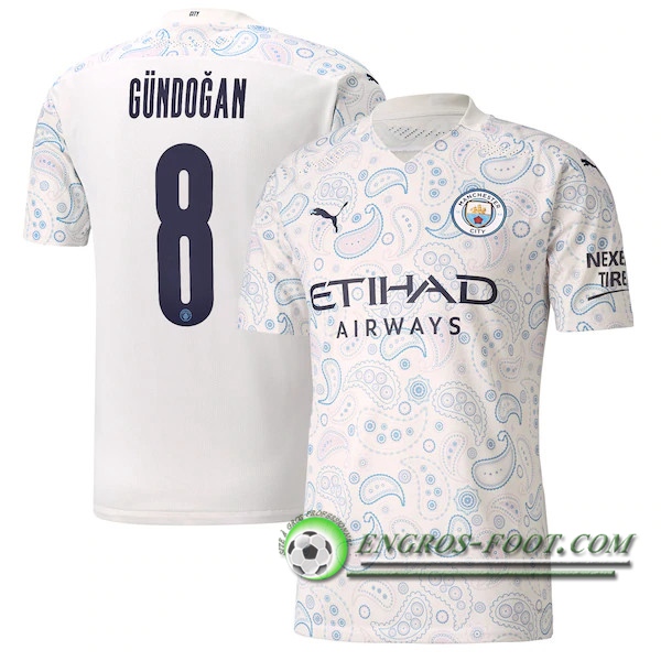 Engros-foot: Jeu Maillot de Foot Manchester City (Gundogan 8) Third 2020/2021 Thailande