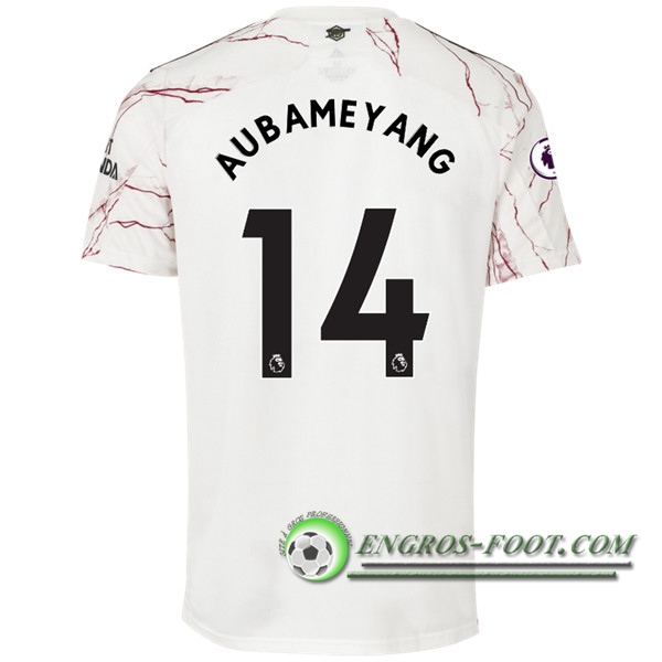 Engros-foot: Jeu Maillot de Foot Arsenal (Aubameyang 14) Exterieur 2020/2021 Thailande