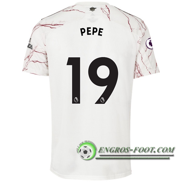 Engros-foot: Jeu Maillot de Foot Arsenal (Pepe 19) Exterieur 2020/2021 Thailande