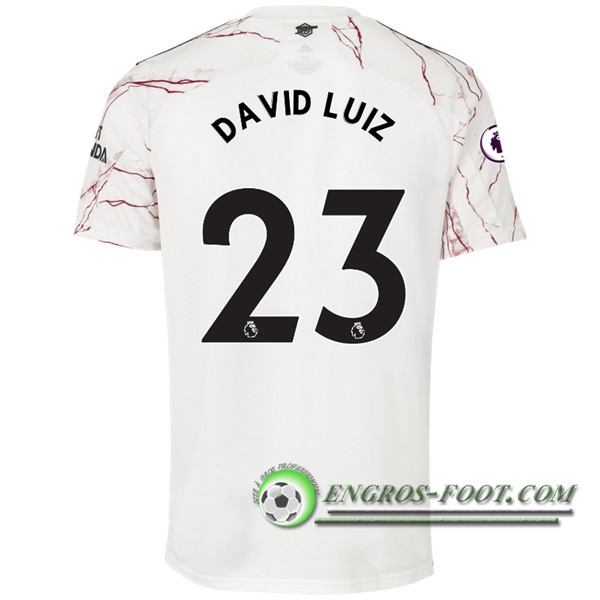 Engros-foot: Jeu Maillot de Foot Arsenal (David Luiz 23) Exterieur 2020/2021 Thailande