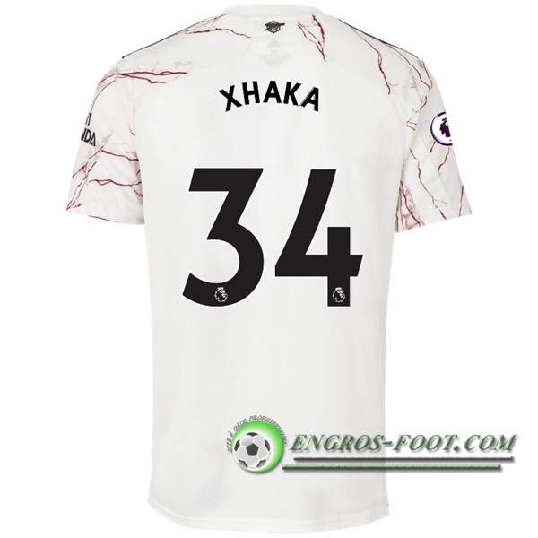 Engros-foot: Jeu Maillot de Foot Arsenal (Granit Xhaka 34) Exterieur 2020/2021 Thailande