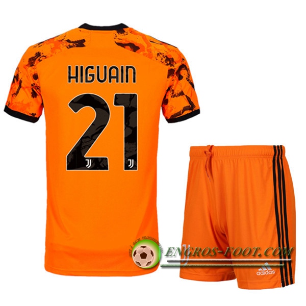 Engros-foot: Maillot de Foot Juventus (HIGUAIN 21) Enfants Third 2020/2021 Thailande