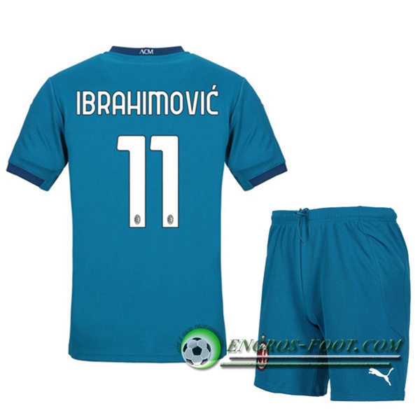 Engros-foot: Maillot de Foot Milan AC (IBRAHIMOVIC 11) Enfants Third 2020/2021 Thailande