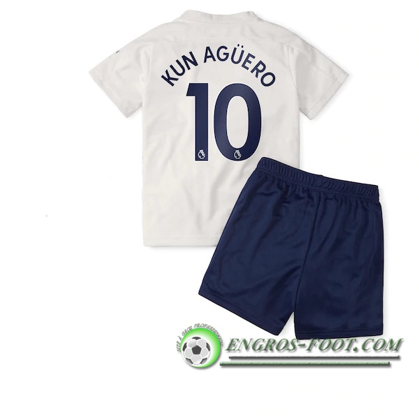 Engros-foot: Maillot de Foot Manchester City (Agüero 10) Enfants Third 2020/2021 Thailande