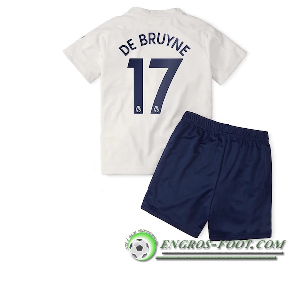 Engros-foot: Maillot de Foot Manchester City (De Bruyne 17) Enfants Third 2020/2021 Thailande