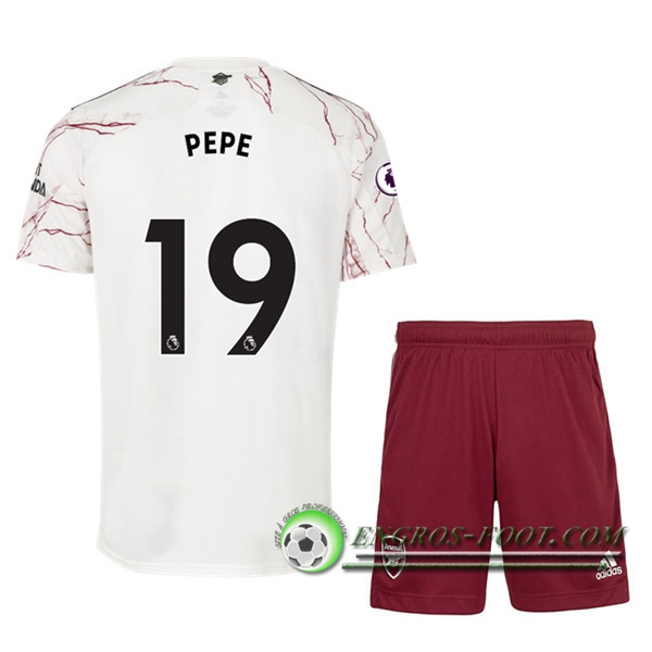 Engros-foot: Maillot Foot Arsenal (Pepe 19) Enfants Exterieur 2020/2021 Thailande