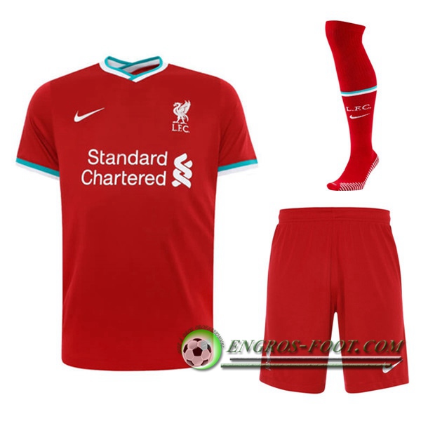 Engros-foot: Jeu Ensemble Maillot FC Liverpool Domicile (Short+Chaussettes) 2020/21 Thailande